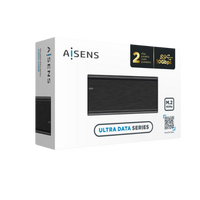 Aisens ASM2008B  USB31  M2 NVMe  10 Gbps  Sin Tornillos  Carcasa SSD