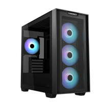 Asus A21 Plus Mesh Negra  Caja Micro ATX Cristal Templado