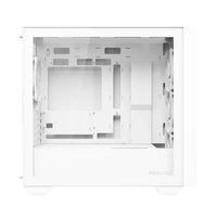 Asus A21 Plus Mesh Blanca  Caja Micro ATX Cristal Templado