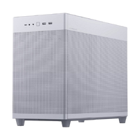 Asus Prime AP201 Caja Micro ATX Cristal Templado Blanca Asus Prime AP201 Caja Micro ATX Cristal Templado Blanca