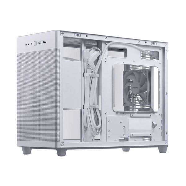 Asus Prime AP201  Caja Micro ATX Cristal Templado Blanca Asus Prime AP201  Caja Micro ATX Cristal Templado Blanca