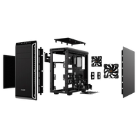 Be Quiet Pure Base 600 black silver Caja Be Quiet Pure Base 600 black silver Caja