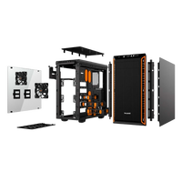 Be Quiet Pure Base 600 window black orange Caja Be Quiet Pure Base 600 window black orange Caja