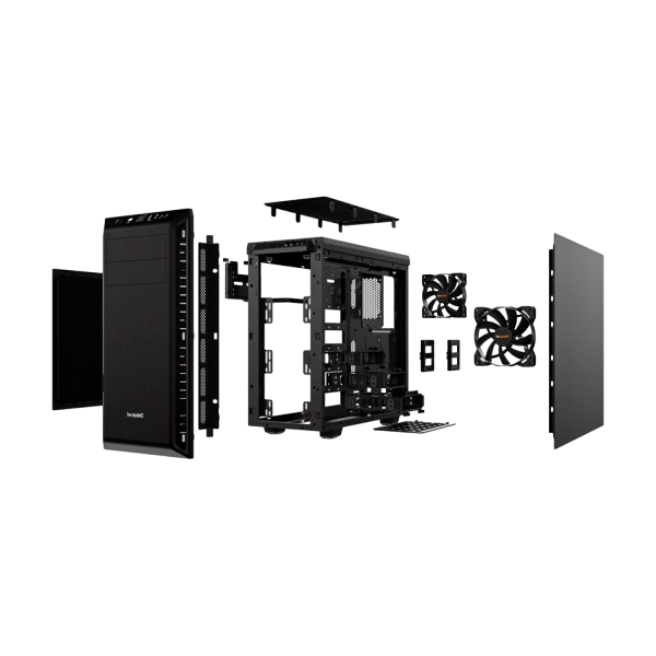 Be quiet pure base 600 negra  Caja Be quiet pure base 600 negra  Caja