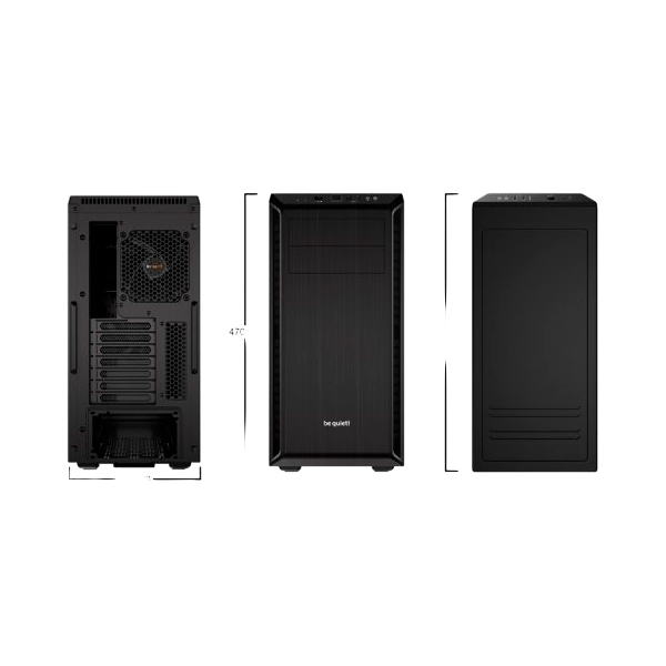 Be quiet pure base 600 negra  Caja Be quiet pure base 600 negra  Caja