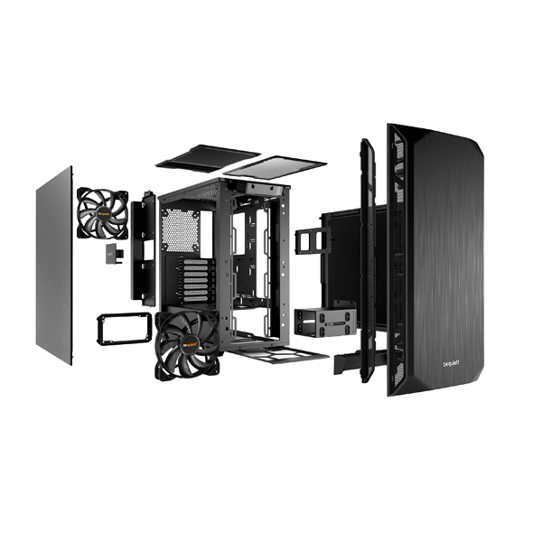 Be Quiet Pure Base 500 negra Caja Be Quiet Pure Base 500 negra Caja