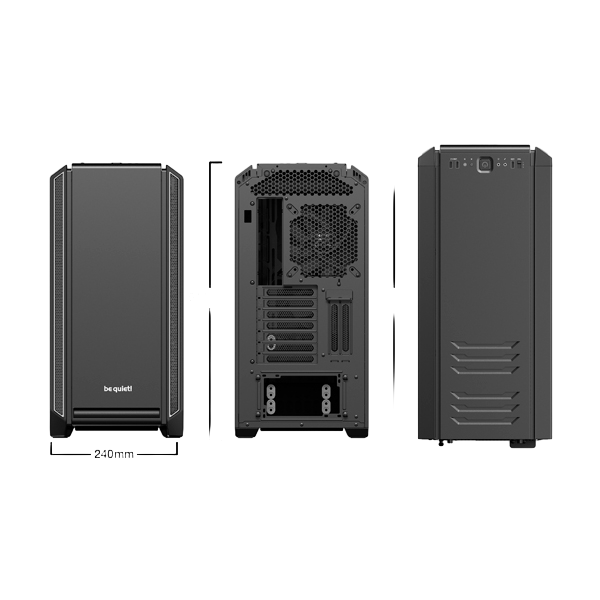 Be Quiet Silent Base 601 silver  Caja Be Quiet Silent Base 601 silver  Caja