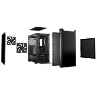 be quiet Pure Base 501  Caja ATX Negra