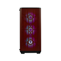 BitFenix Nova Mesh SE TG Cristal Templado USB 31 ARGB NegraRoja  Caja