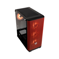 BitFenix Nova Mesh SE TG Cristal Templado USB 31 ARGB NegraRoja  Caja