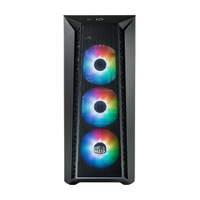 Cooler Master MasterBox 520 Mesh ARGB  Caja Mid Cristal Templado Tower USB 32 Negra