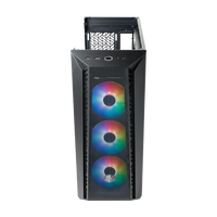 Cooler Master MasterBox 520 Mesh ARGB  Caja Mid Cristal Templado Tower USB 32 Negra