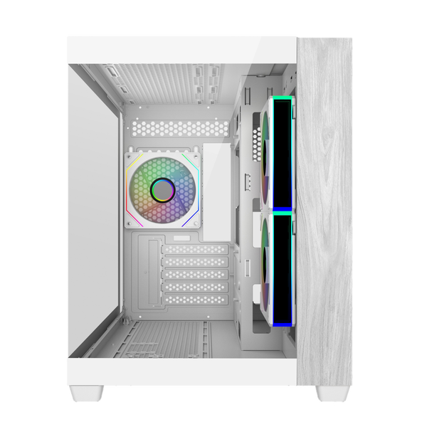 Cooler Master Elite 481 Wood ARGB Caja mATX Blanca Cooler Master Elite 481 Wood ARGB Caja mATX Blanca