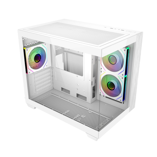 Cooler Master Elite 481 Wood ARGB Caja mATX Blanca Cooler Master Elite 481 Wood ARGB Caja mATX Blanca