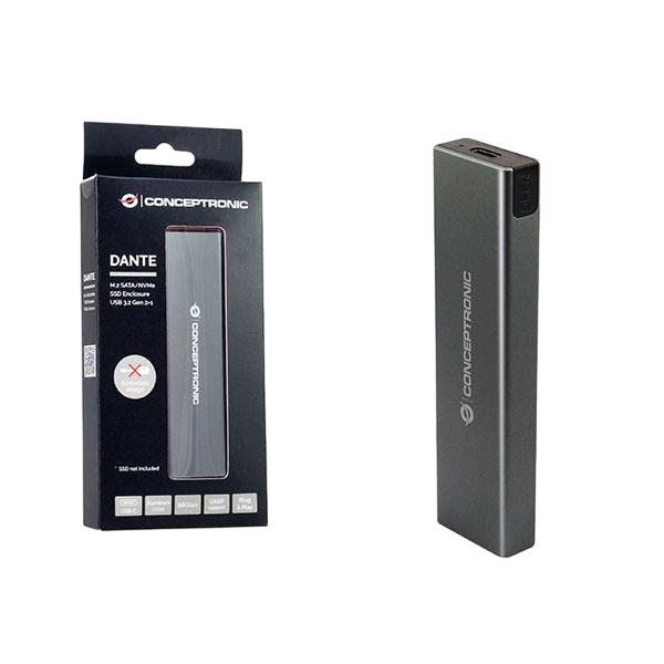 Conceptronic DANTE01G USBC 10Gbps Carcasa SSD Conceptronic DANTE01G USBC 10Gbps Carcasa SSD