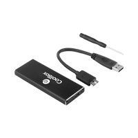 Coolboox Minichase M2 USB 30 negra  Caja M2