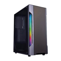 Coolbox Deep Gaming DGCA195 Cristal Templado RGB USB 30 Gris  Caja