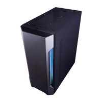 Coolbox Deep Gaming DGCA195 Cristal Templado RGB USB 30 Gris  Caja