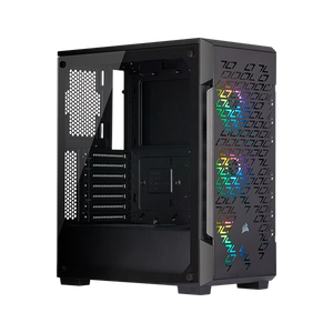 Corsair iCUE 220T Chasis RGB Airflow Black Cristal Templado USB 30 Corsair iCUE 220T Chasis RGB Airflow Black Cristal Templado USB 30