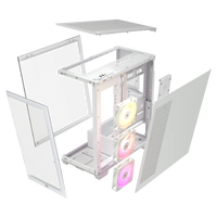 Corsair 3500X ARGB  Caja EATX Blanca Cristal templado