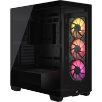 Corsair 3500X ARGB Caja EATX Negra Cristal templado Corsair 3500X ARGB Caja EATX Negra Cristal templado