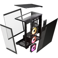 Corsair 3500X ARGB Caja EATX Negra Cristal templado Corsair 3500X ARGB Caja EATX Negra Cristal templado