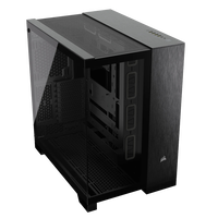 Corsair 6500x Doble Caja EATX Cristal templado Negra Aluminio Obsidian Corsair 6500x Doble Caja EATX Cristal templado Negra Aluminio Obsidian