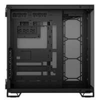 Corsair 6500x Doble Caja EATX Cristal templado Negra Aluminio Obsidian Corsair 6500x Doble Caja EATX Cristal templado Negra Aluminio Obsidian