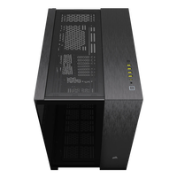 Corsair 6500x Doble Caja EATX Cristal templado Negra Aluminio Obsidian Corsair 6500x Doble Caja EATX Cristal templado Negra Aluminio Obsidian