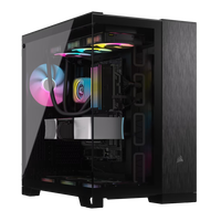 Corsair 6500x Doble Caja EATX Cristal templado Negra Aluminio Obsidian Corsair 6500x Doble Caja EATX Cristal templado Negra Aluminio Obsidian
