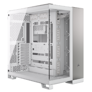 Corsair 6500x Doble Caja EATX Cristal templado Blanca Aluminio Gris Satinado Corsair 6500x Doble Caja EATX Cristal templado Blanca Aluminio Gris Satinado