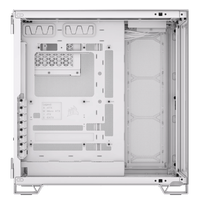Corsair 6500x Doble Caja EATX Cristal templado Blanca Aluminio Gris Satinado Corsair 6500x Doble Caja EATX Cristal templado Blanca Aluminio Gris Satinado