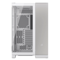 Corsair 6500x Doble Caja EATX Cristal templado Blanca Aluminio Gris Satinado Corsair 6500x Doble Caja EATX Cristal templado Blanca Aluminio Gris Satinado