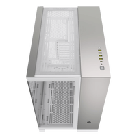 Corsair 6500x Doble Caja EATX Cristal templado Blanca Aluminio Gris Satinado Corsair 6500x Doble Caja EATX Cristal templado Blanca Aluminio Gris Satinado