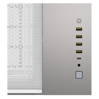 Corsair 6500x Doble Caja EATX Cristal templado Blanca Aluminio Gris Satinado Corsair 6500x Doble Caja EATX Cristal templado Blanca Aluminio Gris Satinado