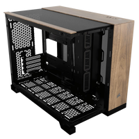 Corsair 2500x Doble Caja MATX Cristal templado Negro Nogal Corsair 2500x Doble Caja MATX Cristal templado Negro Nogal