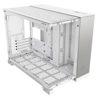 Corsair 2500x Doble  Caja MATX Cristal templado Blanco  Gris Satinado