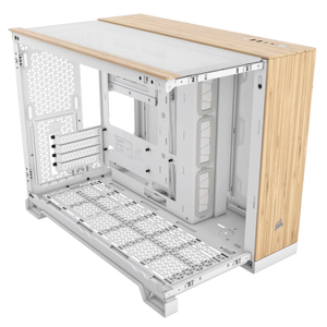 Corsair 2500x Doble Caja MATX Cristal templado Blanco Bambú Corsair 2500x Doble Caja MATX Cristal templado Blanco Bambú