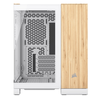 Corsair 2500x Doble Caja MATX Cristal templado Blanco Bambú Corsair 2500x Doble Caja MATX Cristal templado Blanco Bambú