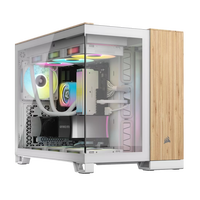 Corsair 2500x Doble Caja MATX Cristal templado Blanco Bambú Corsair 2500x Doble Caja MATX Cristal templado Blanco Bambú
