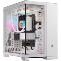 Corsair iCUE Link 6500x RGB Doble  Caja EATX Cristal templado Blanca