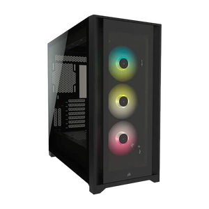 Corsair iCUE 5000X RGB Tempered Glass Black ATX  Caja
