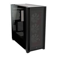 Corsair iCUE 5000X RGB Tempered Glass Black ATX Caja Corsair iCUE 5000X RGB Tempered Glass Black ATX Caja