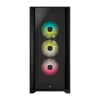 Corsair iCUE 5000X RGB Tempered Glass Black ATX Caja Corsair iCUE 5000X RGB Tempered Glass Black ATX Caja