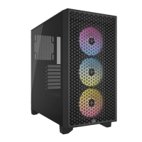 Corsair 3000D RGB Black ATX  Caja