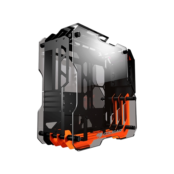 Cougar Blazer Essence Cristal Templado USB 31 NegroNaranja  Caja Cougar Blazer Essence Cristal Templado USB 31 NegroNaranja  Caja