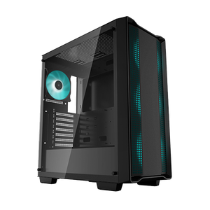 Deepcool CC560 RGB USB 30 Black  Caja ATX Cristal Templado