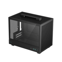 Deepcool CH160 USBC Negra Caja Mini ITX Cristal Templado Deepcool CH160 USBC Negra Caja Mini ITX Cristal Templado