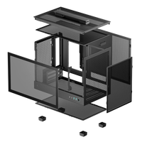 Deepcool CH160 USBC Negra Caja Mini ITX Cristal Templado Deepcool CH160 USBC Negra Caja Mini ITX Cristal Templado