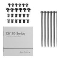 Deepcool CH160 USBC Negra Caja Mini ITX Cristal Templado Deepcool CH160 USBC Negra Caja Mini ITX Cristal Templado